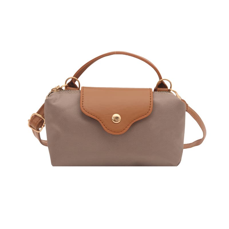 New Style Western-Style Minimalist Pillow Bag, Fashionable and Trendy Casual Personality Shoulder Bag, Contrasting Color Crossbody Bag for Women