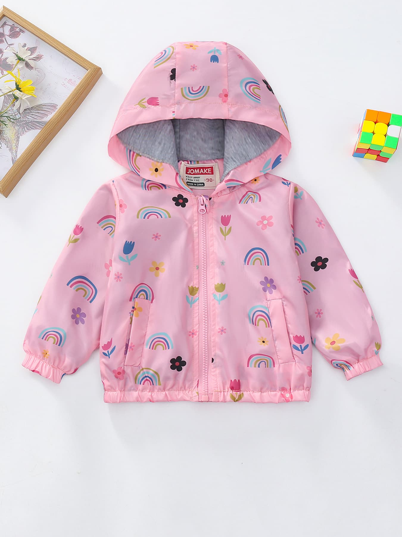 Factory Direct Supply Wholesale Boys and Girls Spring and Autumn New Camouflage Hooded Jacket with Pockets, Fashionable Jacket Coat