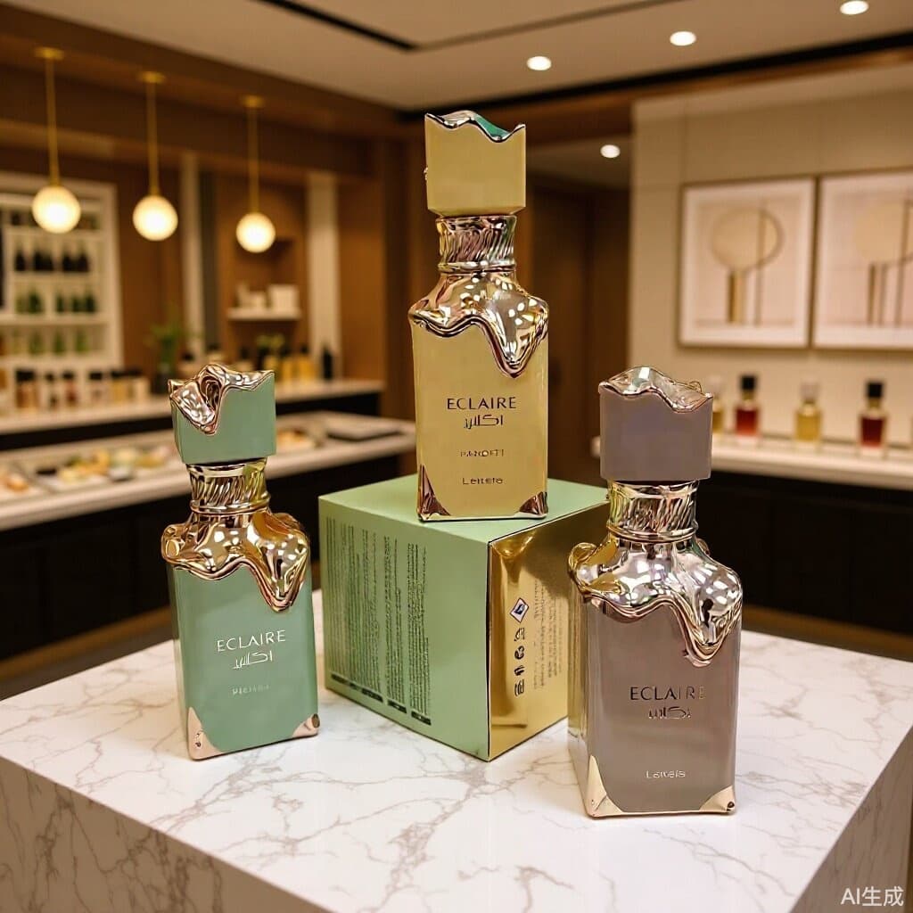 Lattafa Eclaire 100ml, a popular cross-border perfume, is a light and long-lasting fragrance perfect for women from the Middle East and Dubai.
