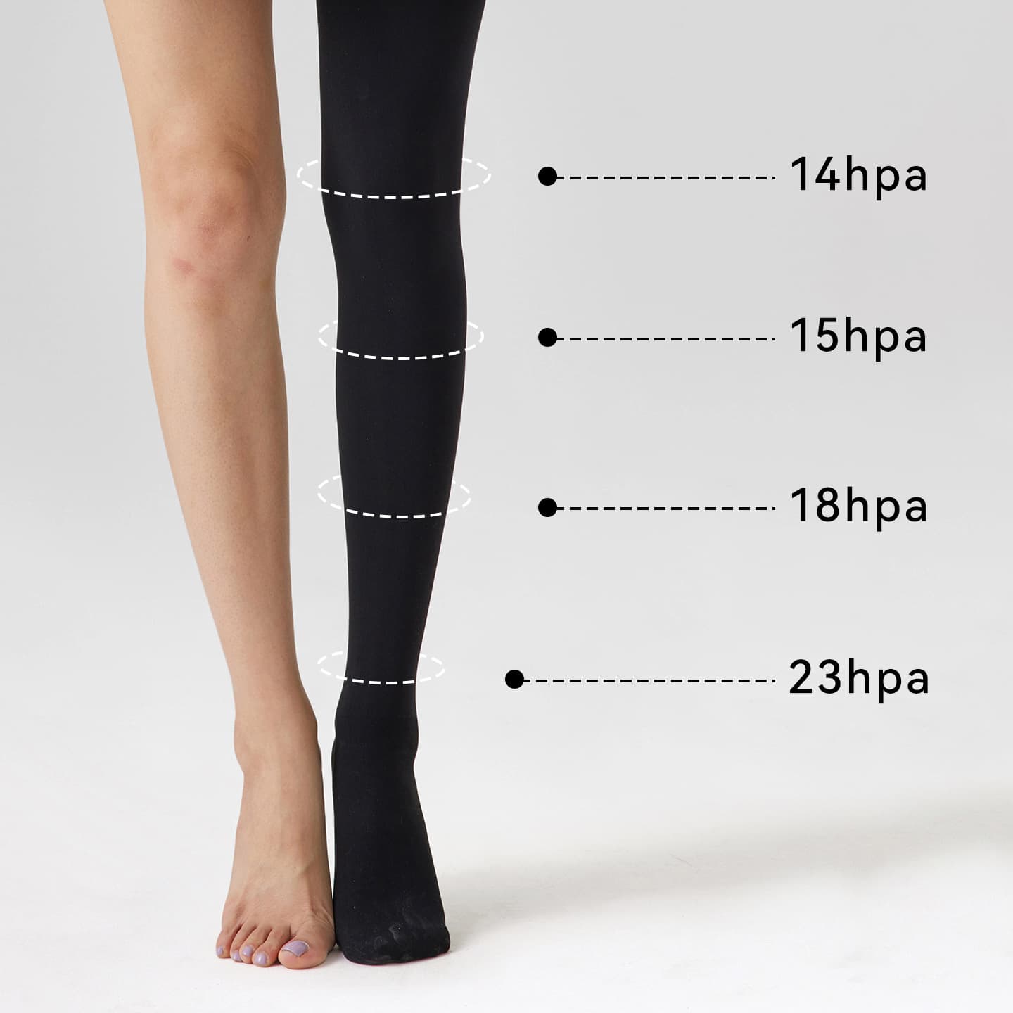 Thick, black fleece-lined women's matte velvet tights, warm and slightly compressed, plus size leggings.
