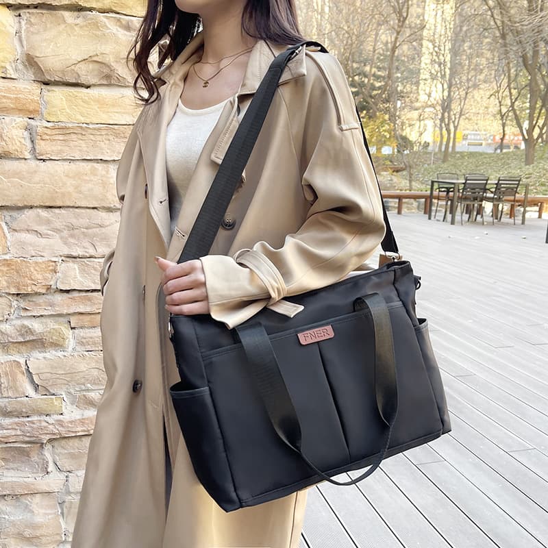 Waterproof Tote Bag for Women New Large Capacity Fashion Simple Shoulder Bag, Casual Versatile Commuter Handheld Crossbody Bag