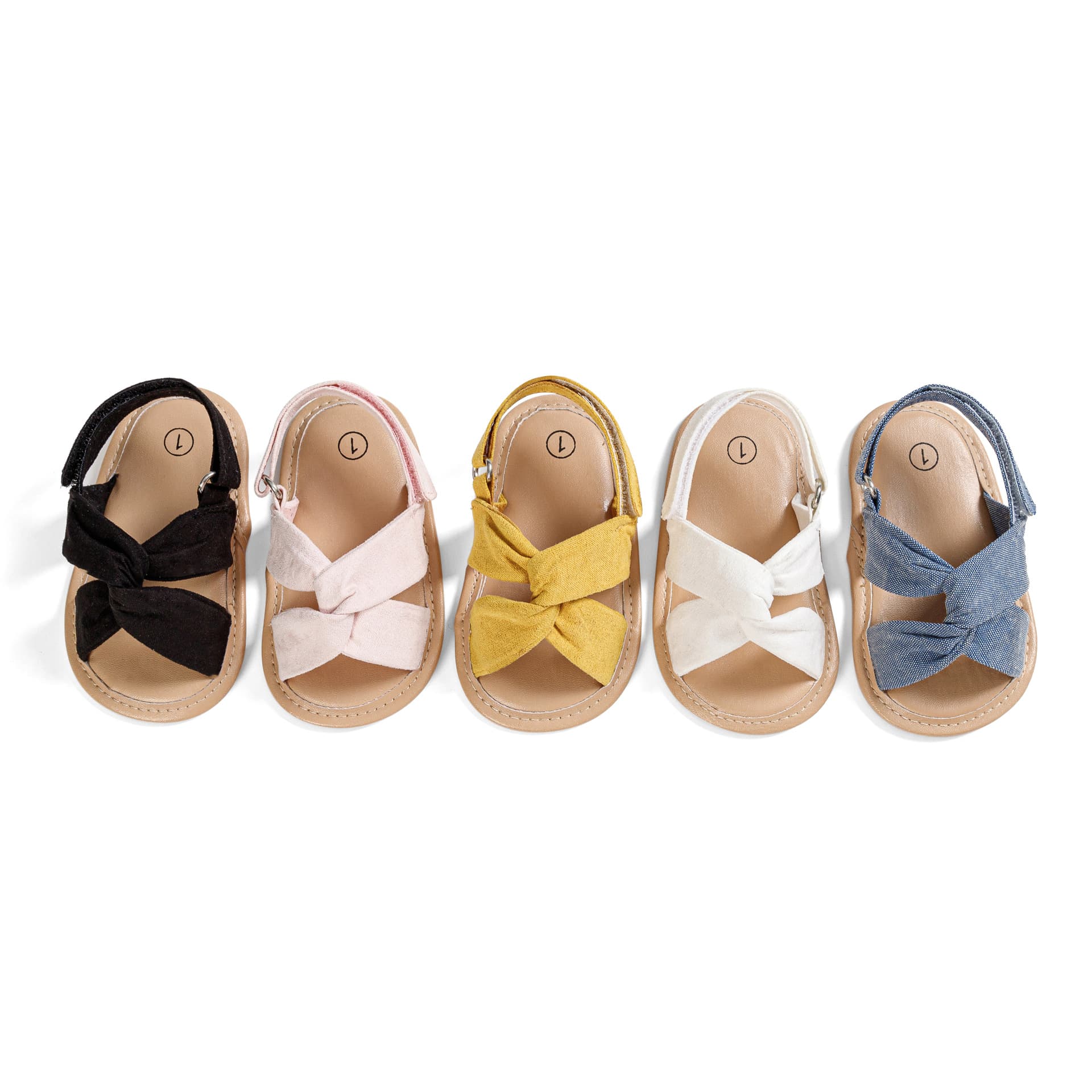 Spring Summer Baby Boy Girl Cross Sandals Soft Sole Walking Shoes L301