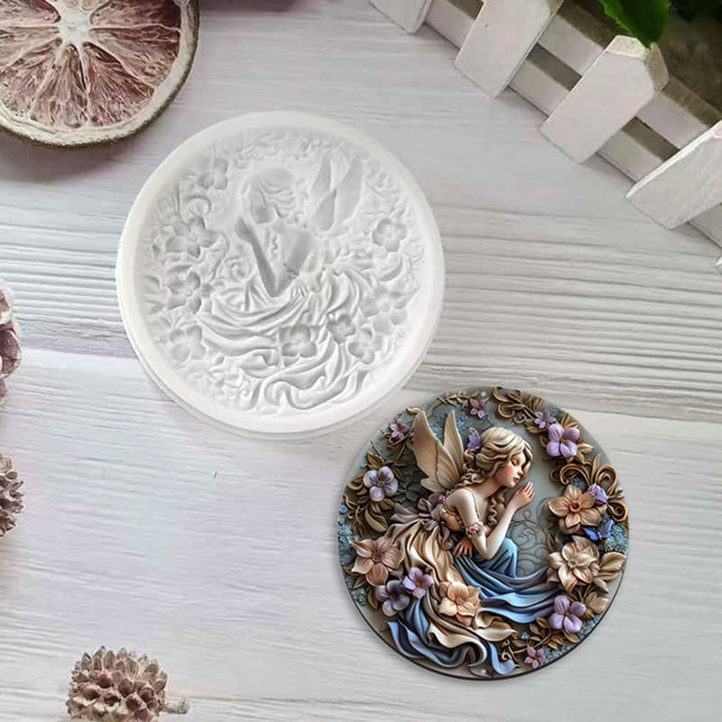 Flower Fairy Angel Aroma Silicone Mold for Fondant Gummy Chocolate