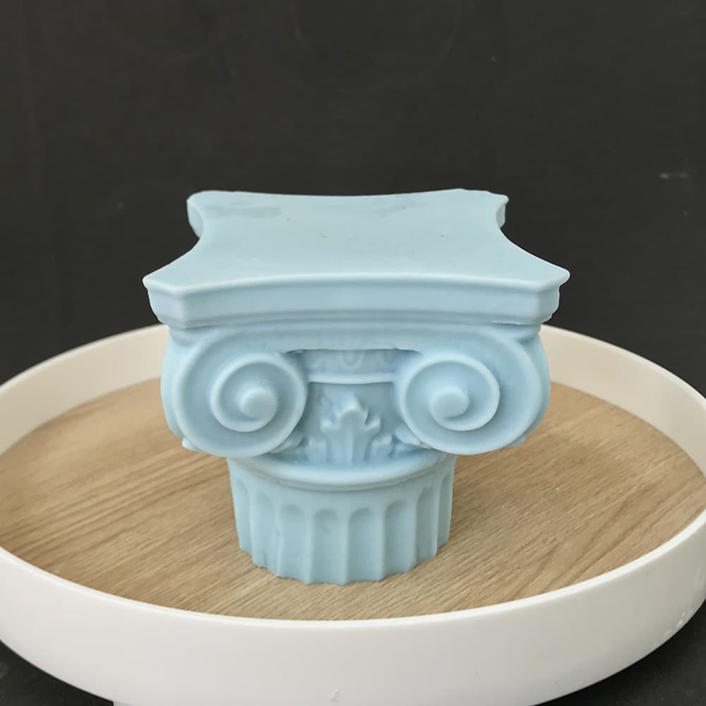 Roman Column Candle Silicone Mold Large Roman Column Plaster Home Decoration Mold 8516