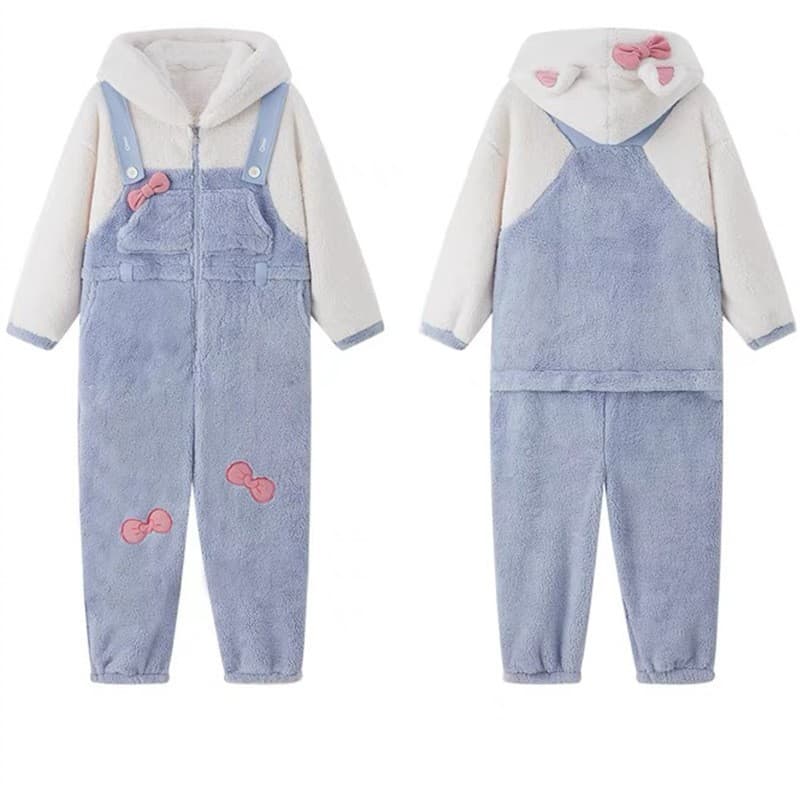 Factory Clearance Soft Cotton Leopard Print Cartoon New Backpack Bear Bear Onesie Pajamas Home