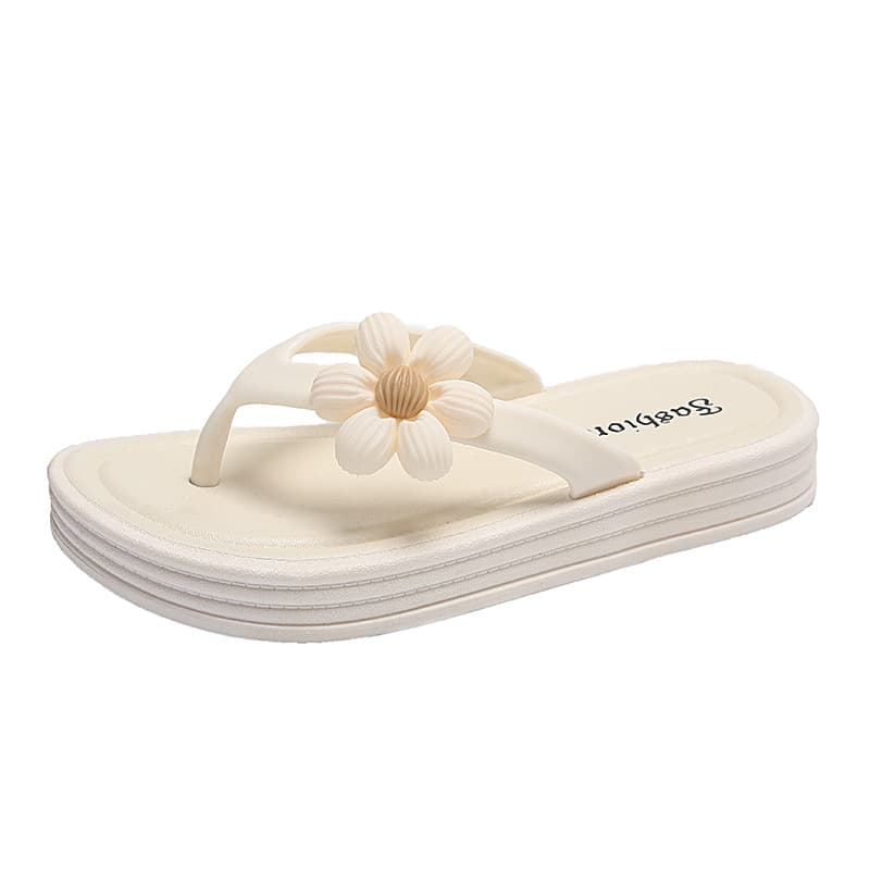 Roman-style flip-flops for women, summer wear, student fashion, wear-resistant, non-slip, flat, thong, beach shoes.
