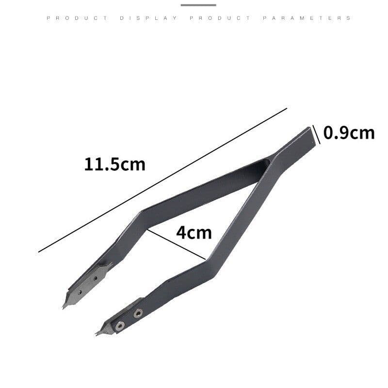 Watch repair tools: spring bar pliers, 7825 spring bar installation and removal pliers, spring bar screwdriver, V-type spring bar pliers, Y-type strap remover.