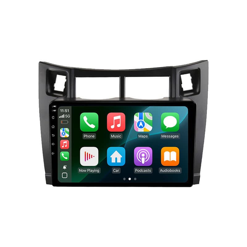 Android Car Navigation for 2008-2011 Toyota Yaris with GPS, Bluetooth, Backup Camera, CarPlay