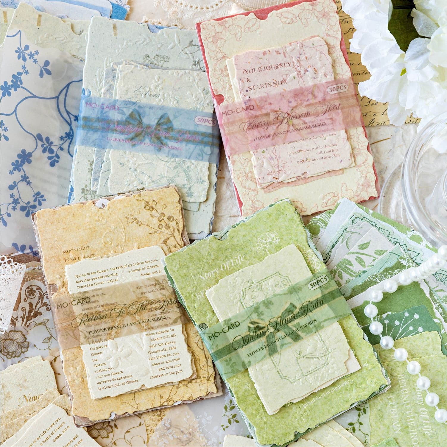 Mo ink relief relief relief material paper huazhi language series light retro hand account pain bag millet diy background backing paper