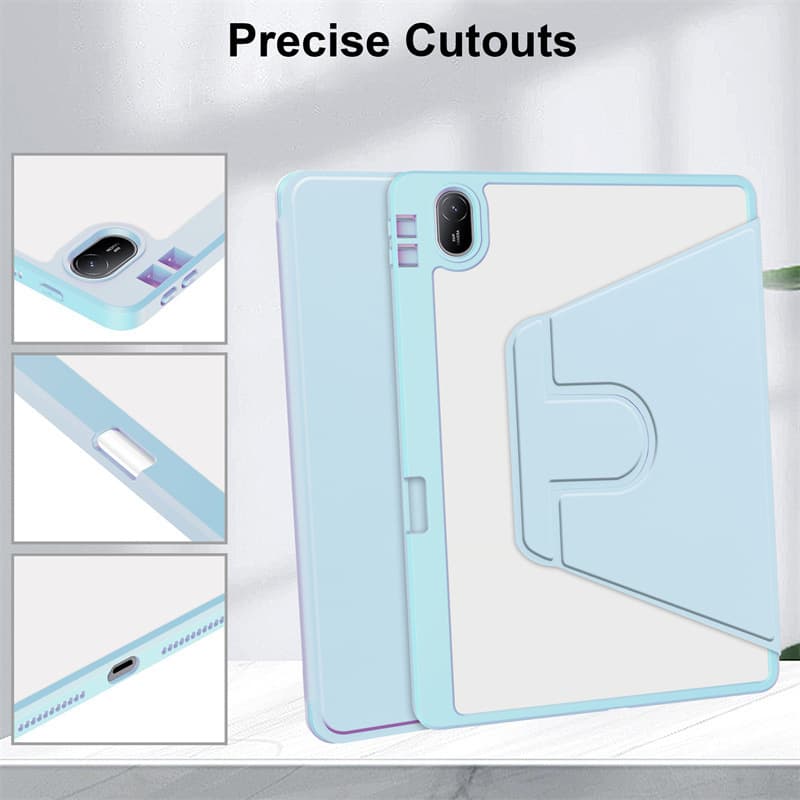 For Huawei MatePad SE 11 Case, Rotating Acrylic, Matepad 8.8 Ultra-Thin Leather Case, Drop-Proof