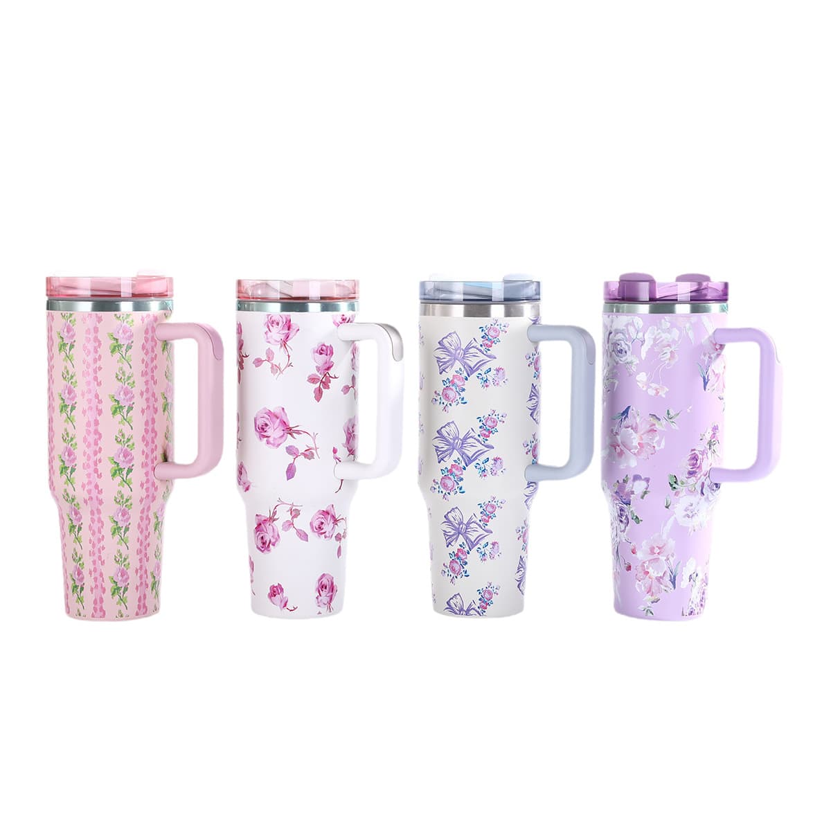 Fanhua Series 40oz Car Cup 304 Stainless Steel Insulated Mug Large Capacity with Handle Car Ice Tumbler