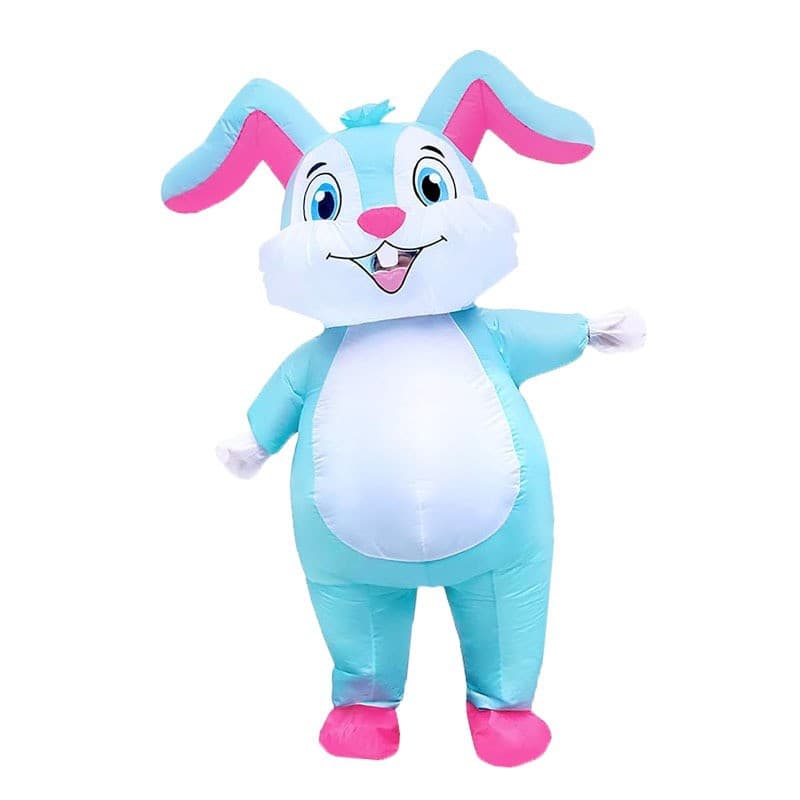 Amazon Hot Selling Halloween Cute Rabbit Inflatable Costume Stage Performance Creative Cosplay