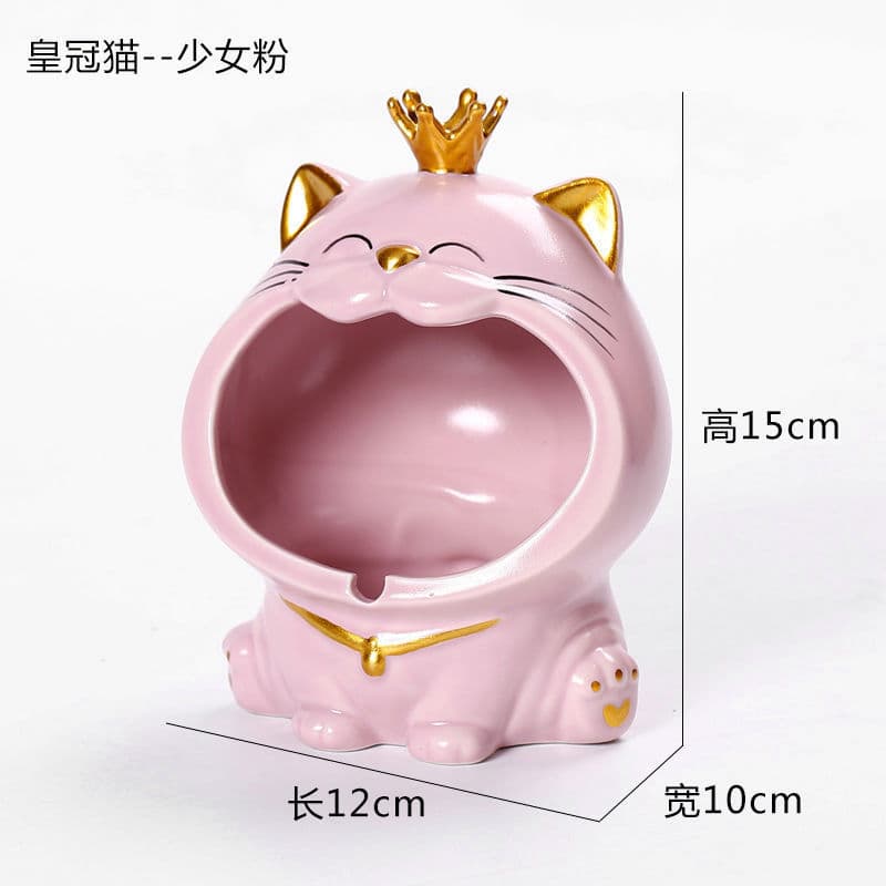 Ceramic Ashtray for Living Room, High-End Style