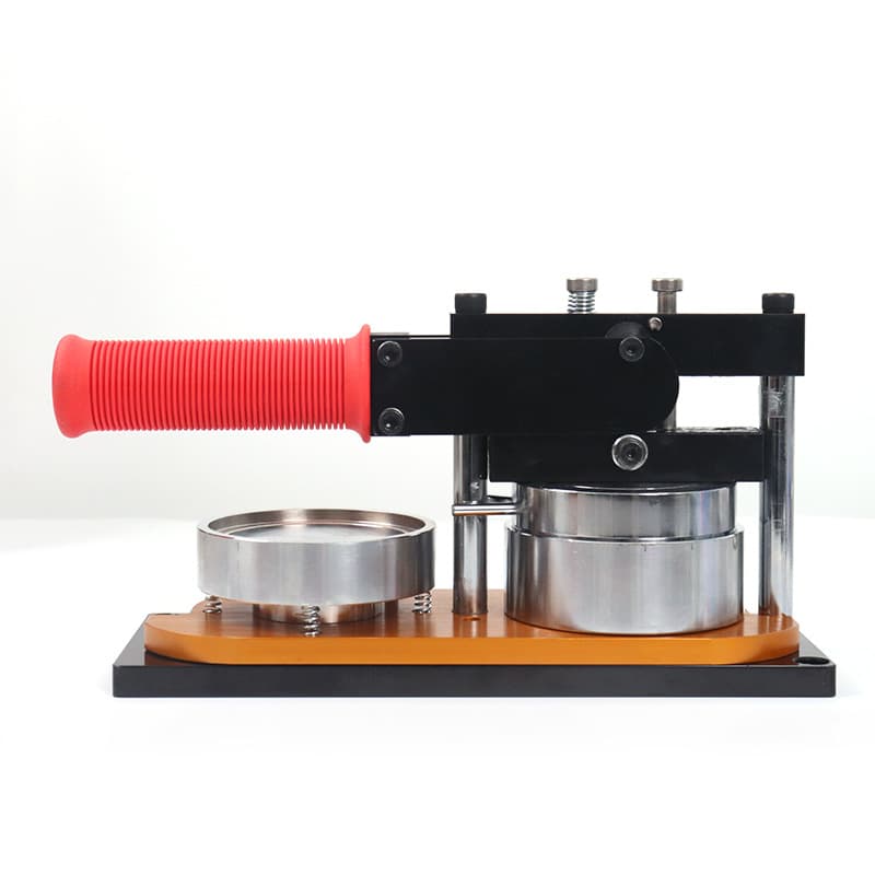American-style 75mm badge machine, rotary round, homemade double-flash tinplate refrigerator magnet consumables, badges, DIY.