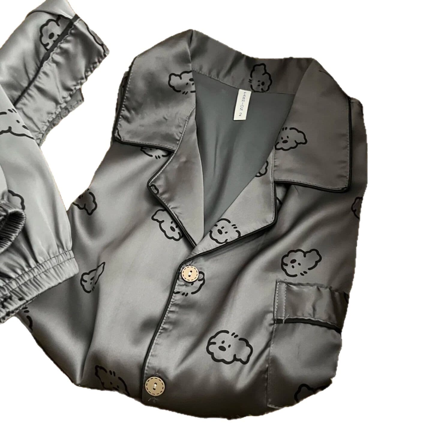Cartoon Ice Silk Men's Summer 2026 New Short Sleeve Casual Lounge Set Wear Out