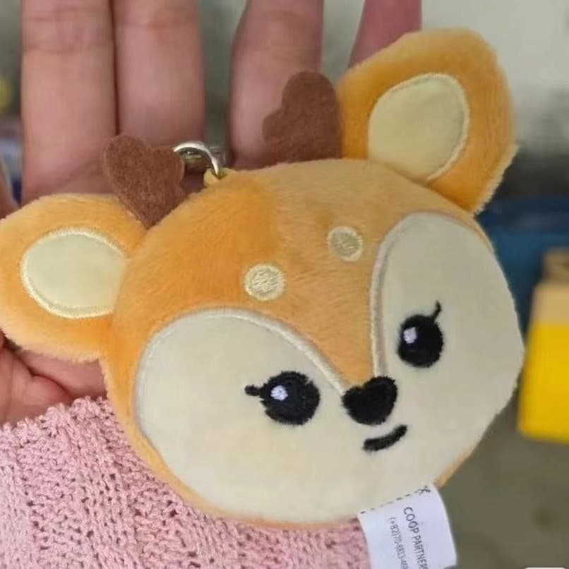 Spot Korean Small 17 Keychain Doll Seventeen Yin Jing Han Hong Zhixiu Quan Shunrong Plush Pendant