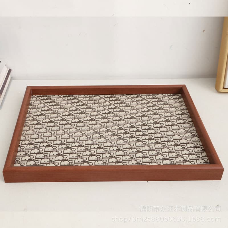 Factory Direct Supply Catering BBQ Tray Hotel Sundries Storage Tray Desktop Jewelry Display Tray Dessert Drink Tray