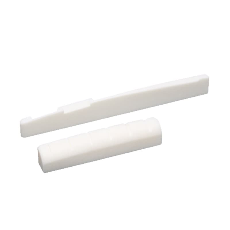 Guitar Nut and Saddle Set, Cow Bone, for Acoustic Guitar, Bridge Nut, Universal Instrument Accessories, In Stock