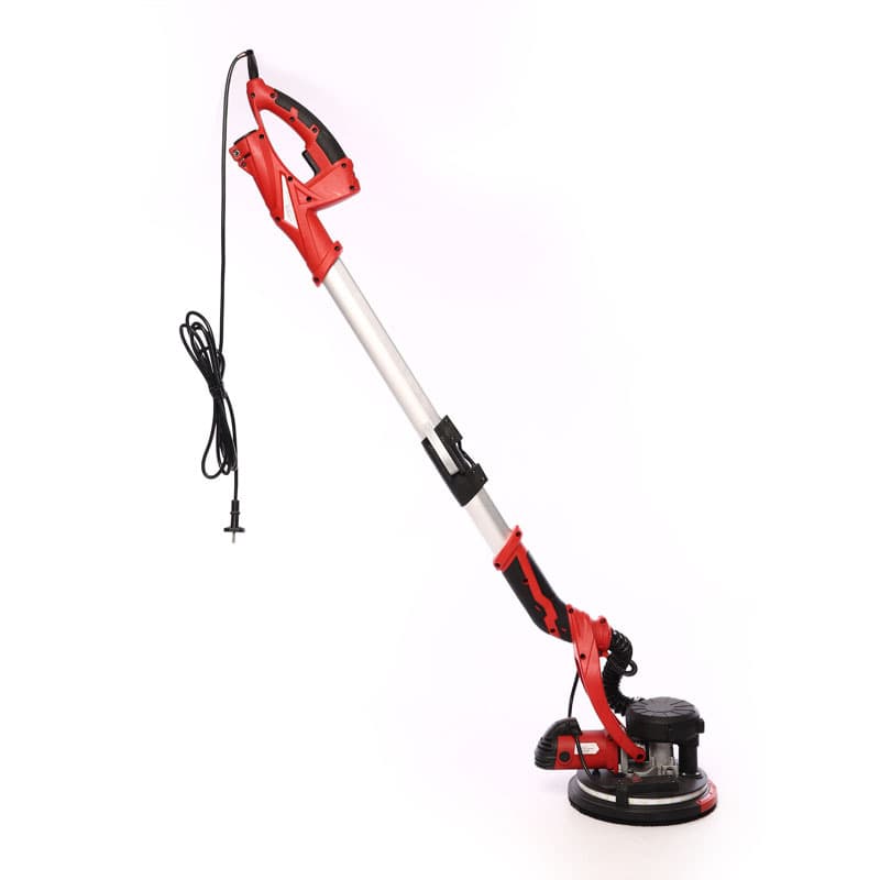 225MM Wall Sander Wall Putty Sander Dust Extraction with Light Long Pole Wall Grinding Machine