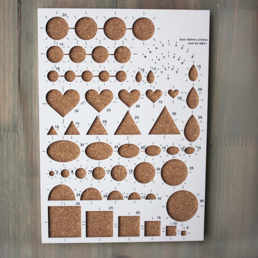 Quilling Board Quilling Tool Set Paper Quilling Template Quilling Board