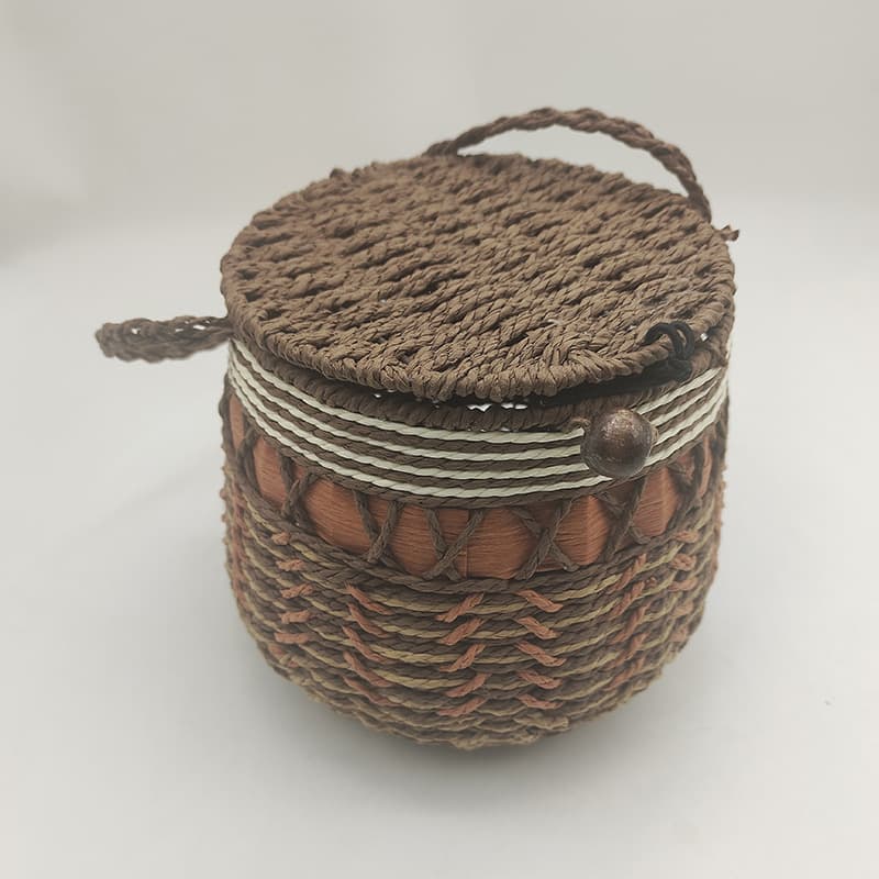 0.5kg Pack Tea Canister Set for Packaging Loose Tea, Black Tea Bamboo Basket for Storage, Tea Cup Storage, Sealed Tea Gift Box