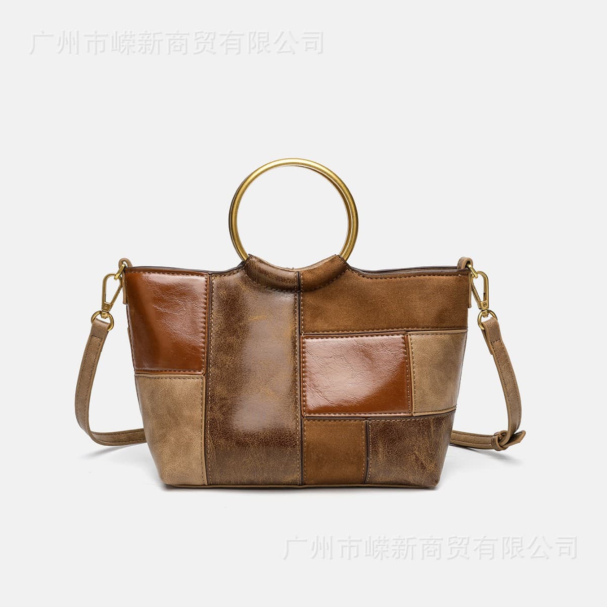 Z Home 2025 Winter Casual Simple Color Block Handbag for Women Hard Mini Fashion Crossbody Bag Commuter Tote Bag
