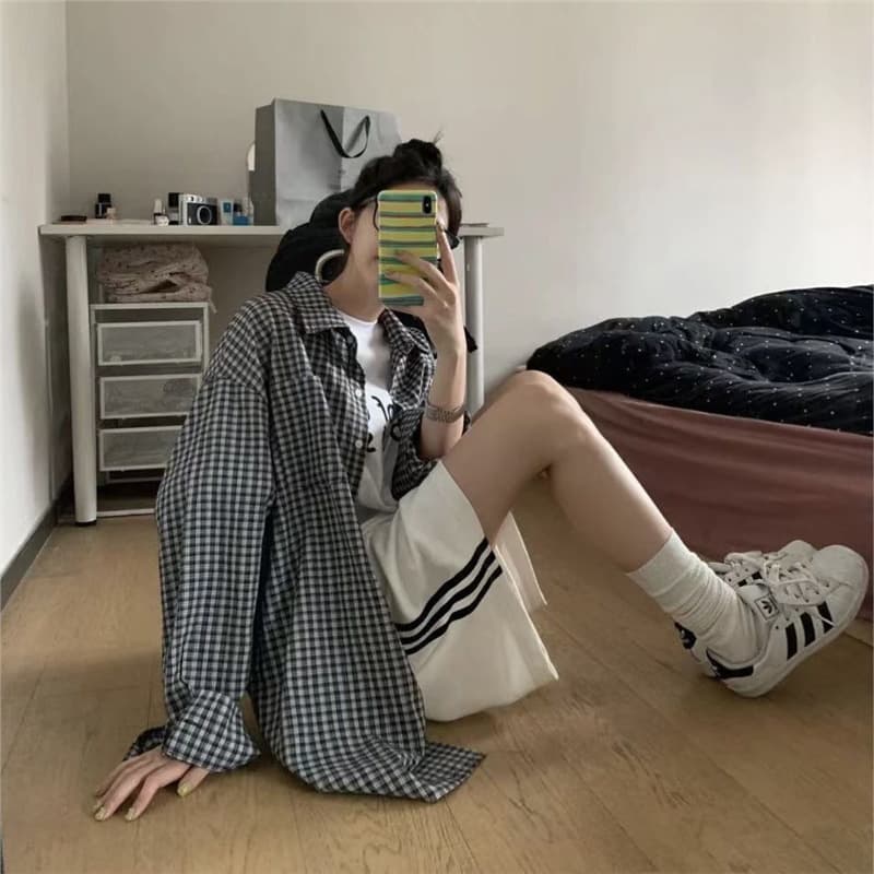American-style trendy three-stripe casual five-point pants, summer thin student loose design basketball sports shorts
