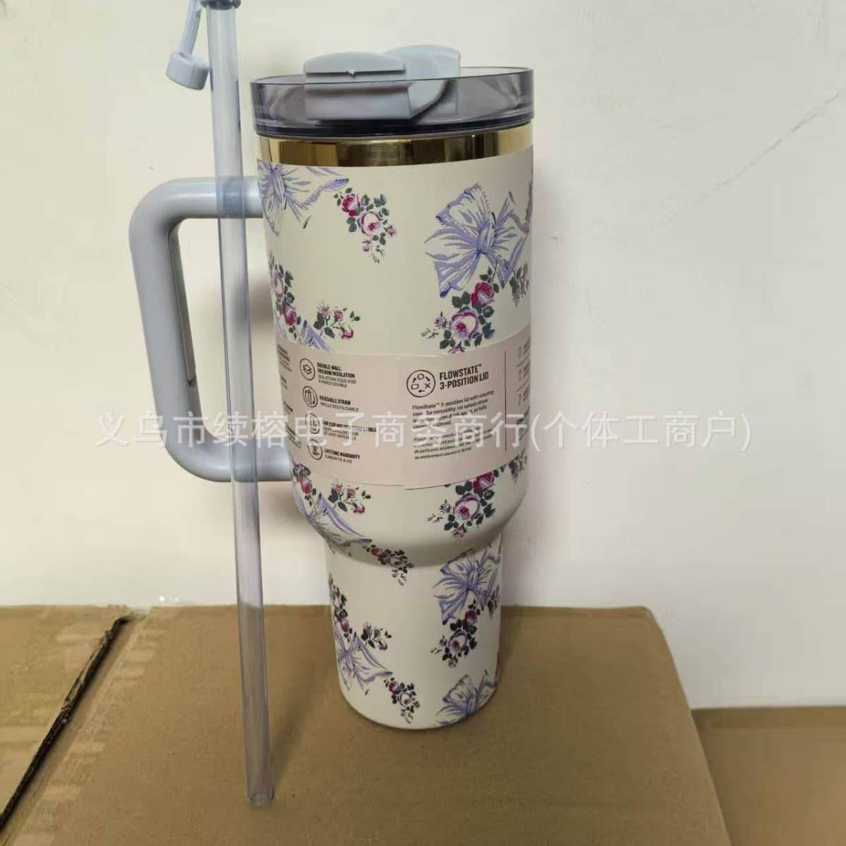 Cross-border Hot Seller In Stock eBay Stanley 2nd Gen 40OZ Large Capacity Stainless Steel Car Thermos Water Bottle