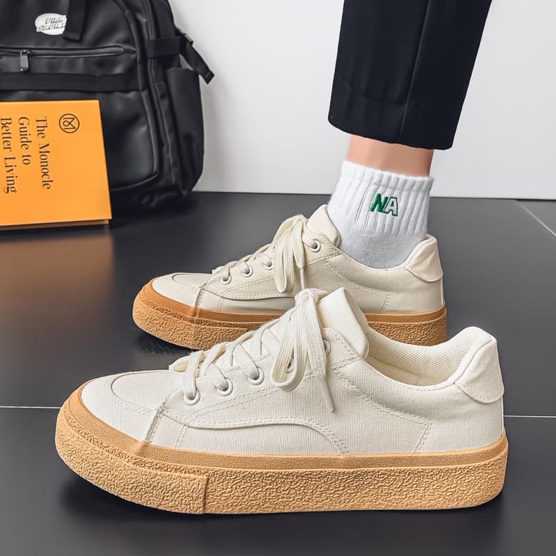 [Gangzai Station] 8120 Special Price 41 Yuan Low-top Triple Vulcanized Casual Sneakers