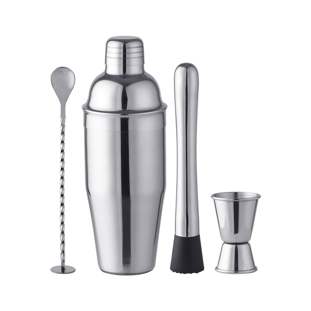 Hand-Cranked Shaker Cup Set, Pearl Milk Tea Supplies, Stainless Steel Shaker, Three-Section Cocktail Shaker, Bar Tools