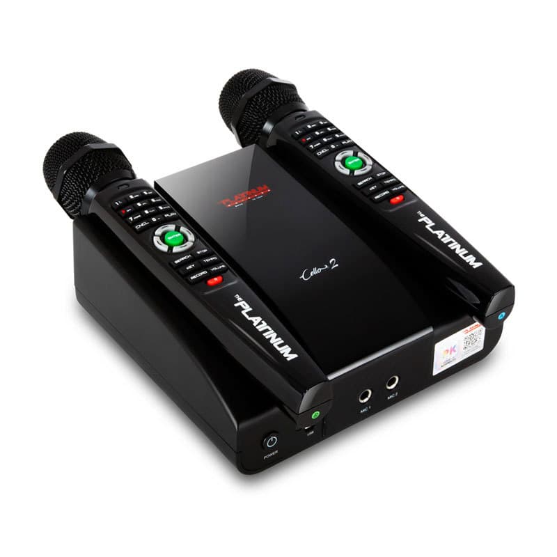 Cello2 Home Karaoke Player MIDI Karaoke Player Wireless Microphone with Thousands of Songs