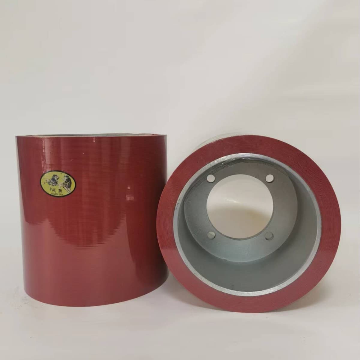 Shuangshi Rice Huller Rubber Roll 10 Inch Aluminum Core Agricultural Machinery Paddy Dehusking Rubber Wheel Rice Mill Parts Wholesale