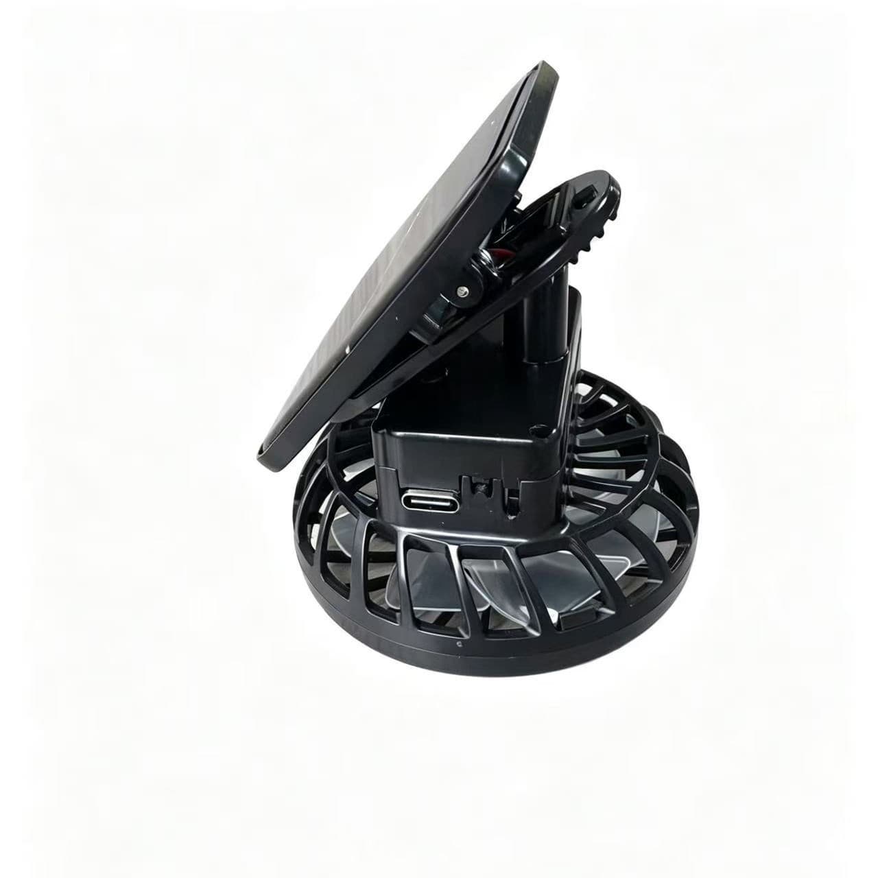 Solar Fan Clip for Men Women Summer Outdoor Hiking Hat Fan Accessories Solar Charging Long Battery Life