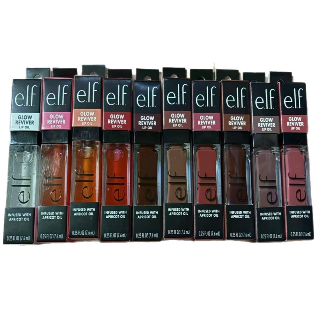 e.l.f. Glow Reviver Lip Oil Tinted Lip Gloss Moisturizing