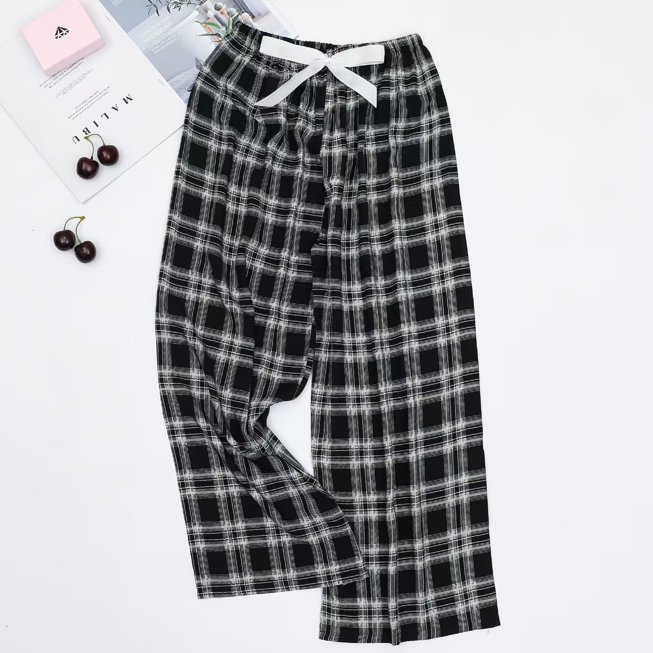 Women's Cotton Silk Sleep Pants Summer New Trendy Pants Rayon Thin Casual Pants Wearable Outside Mosquito Repellent Plus Size Home Pants