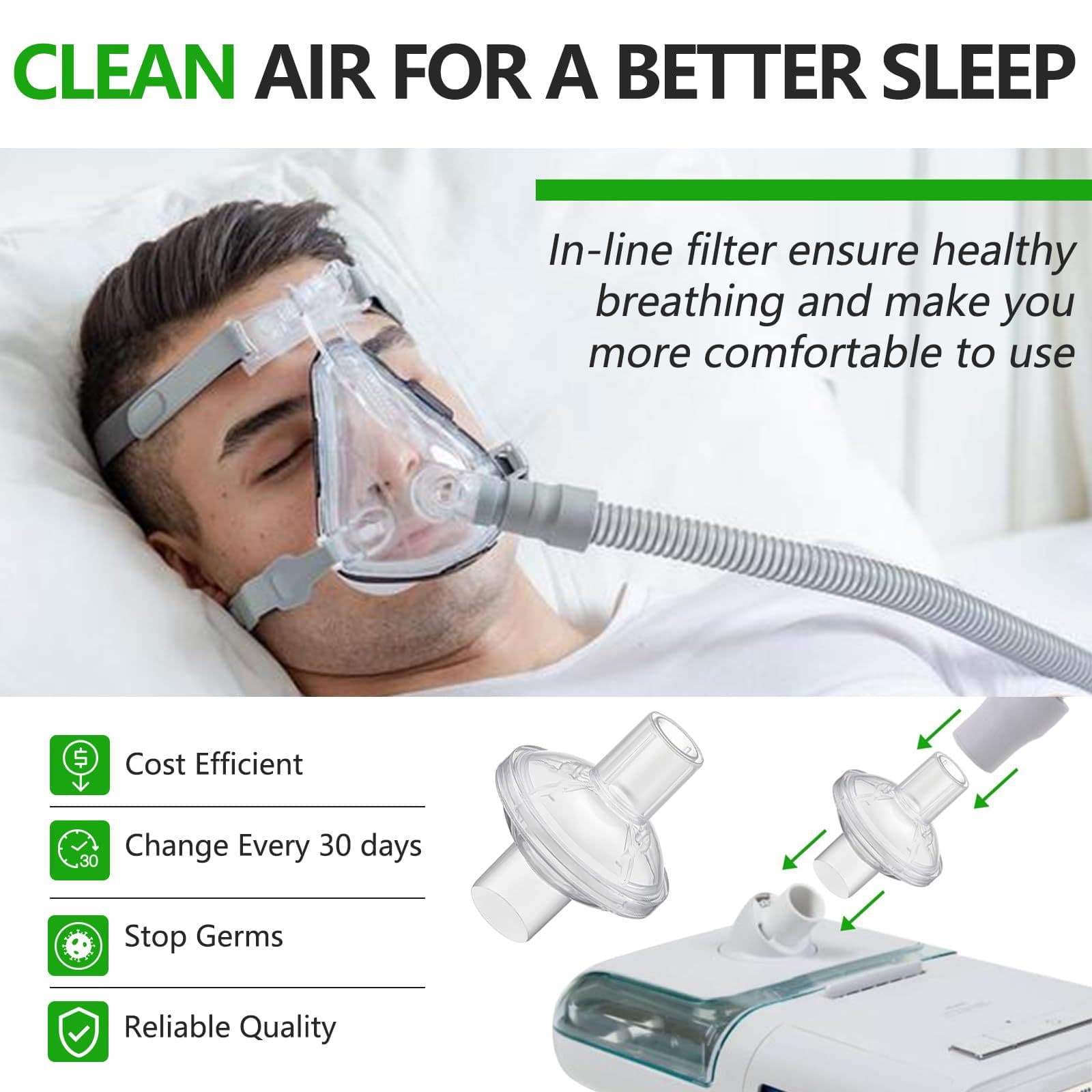 Ventilator Universal Bacterial Filter Dust-Proof Virus Filter Secondary Filter Cotton Artificial Nose Anti-Snoring Machine Universal