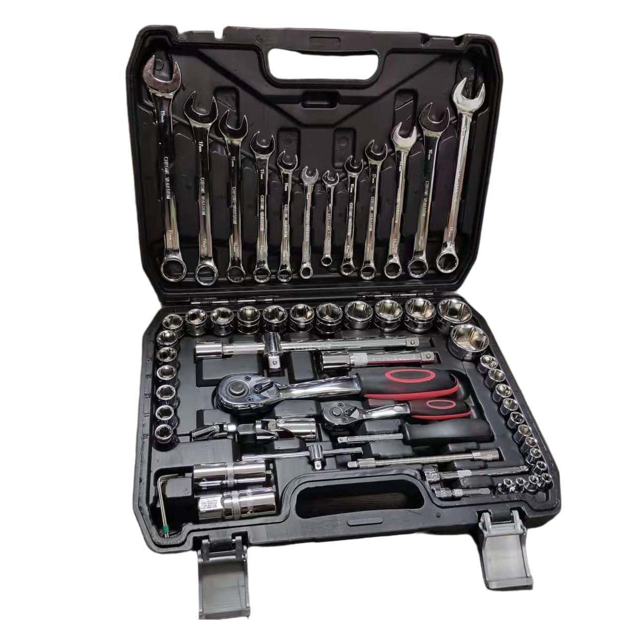 Automotive repair socket tool kit, automotive parts tool set, automotive emergency tool kit, wrench set