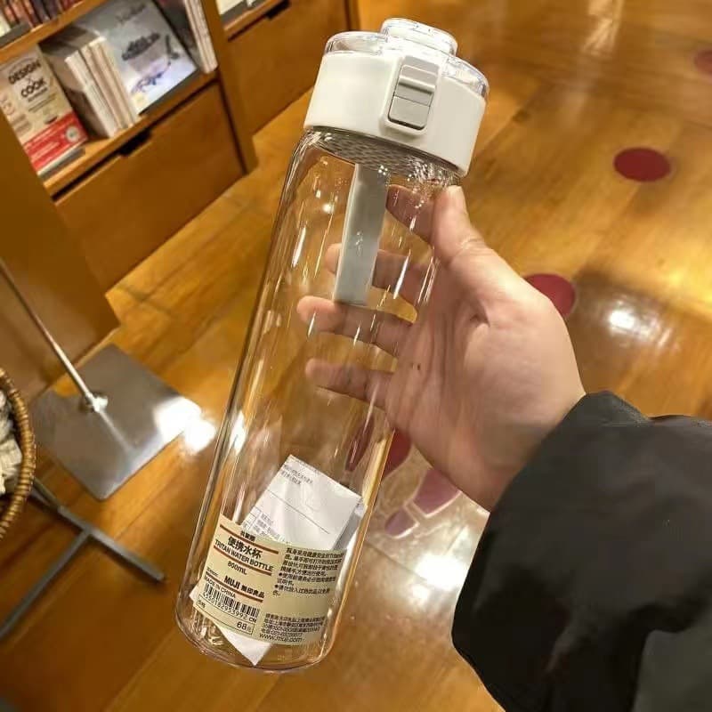 Sports Water Bottle 2026 New Model for Men Summer Military Training Fitness Large Capacity Kids Students School Water Jug
