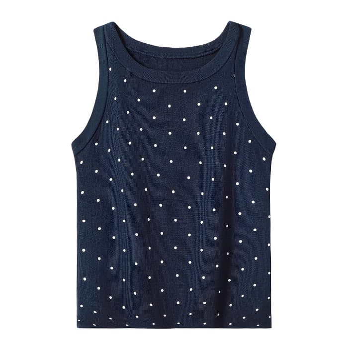 Polka Dot Halter Camisole Top Women's Summer Sleeveless Vest Slim Fit Sweet Sexy