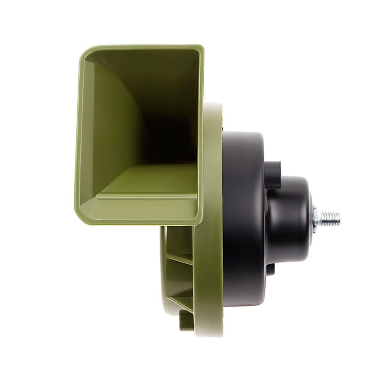 Tremor Horn 12V24 Dual-Tone Snail Horn Waterproof Snail Horn Military Green High and Low Tone Horn