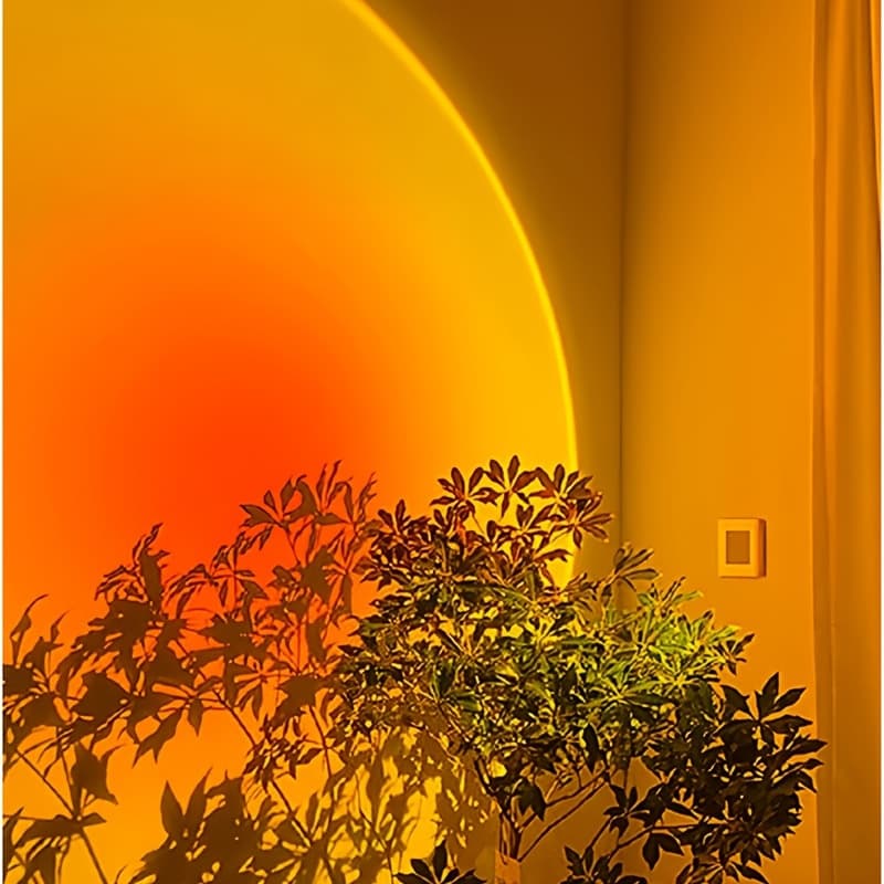 LED Sunset Lamp Night Light Projector Photography Birthday Gift Decoration