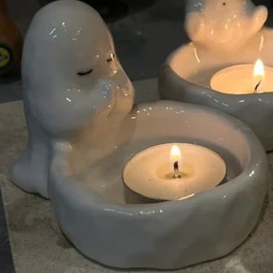 Cross-Border Hot-Selling Item Ghost Statuet Halloween Ghost Ornaments Garden Decorations Halloween Ghost Face