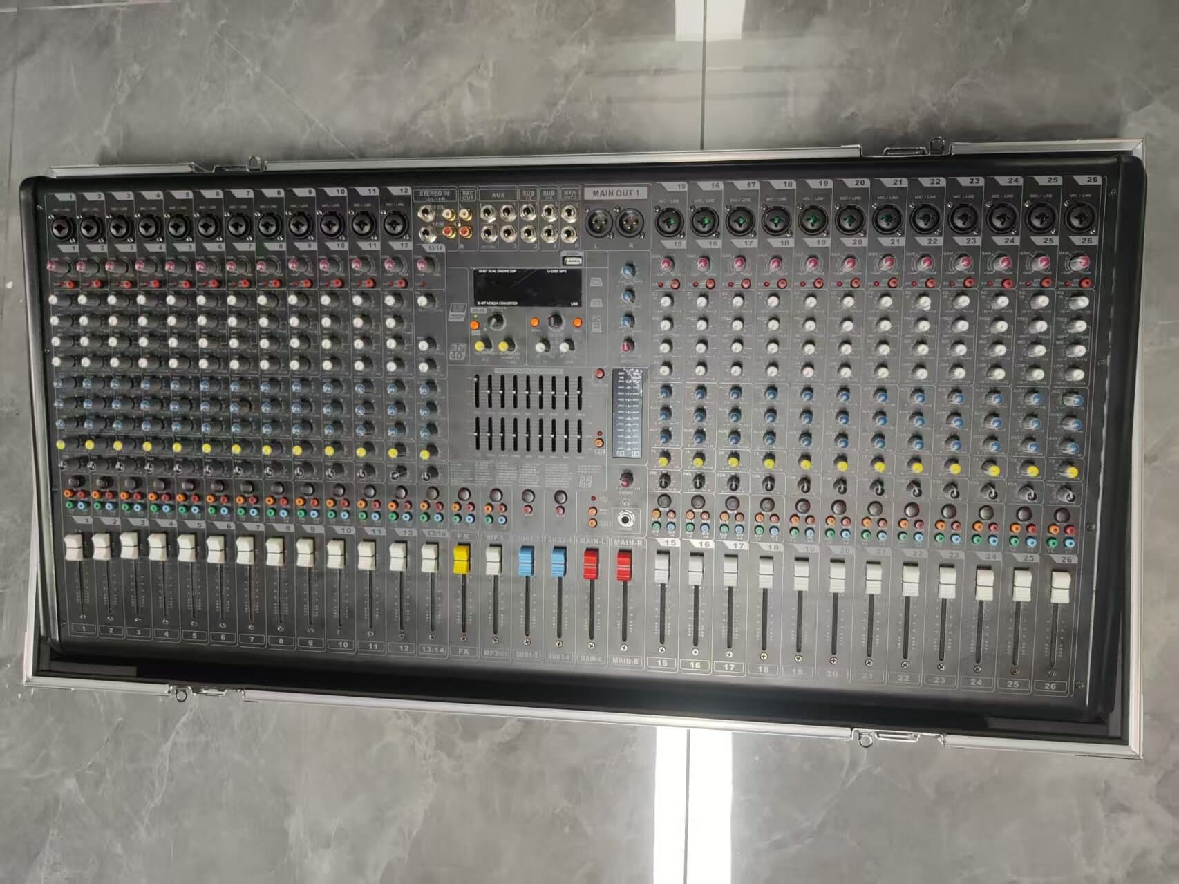 Professional Mixing Console 10/14/18/26/34 Channels 99Dsp Bluetooth Stage Wedding Karaoke Mixer
