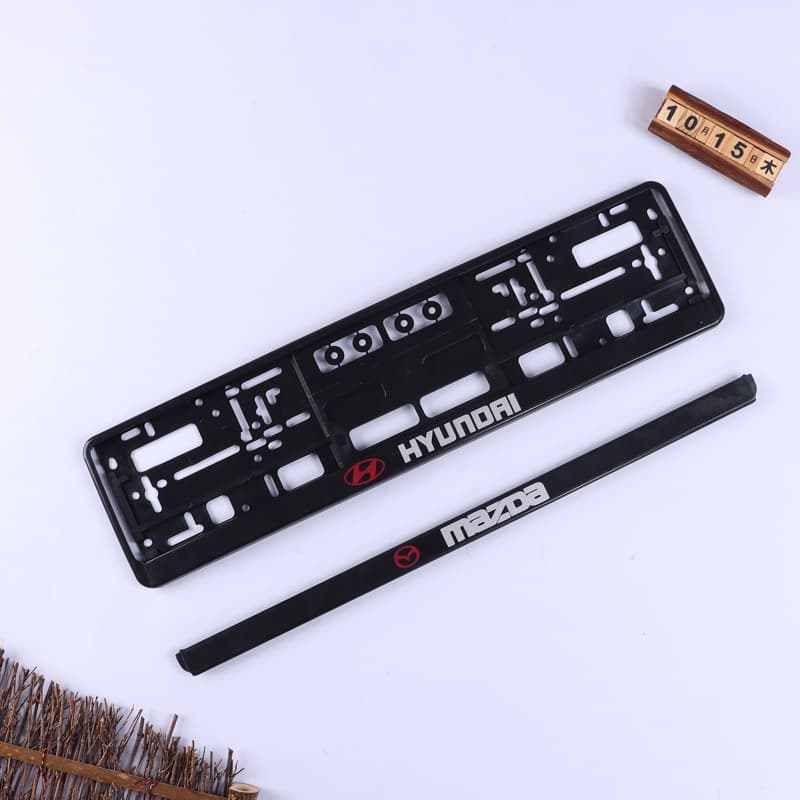 Cross-border license plate frame, license plate holder, European standard plastic license plate frame, modified car accessories, license plate holder