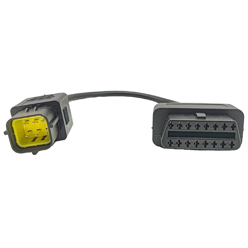 For Husqvarna 6Pin OBD Motorcycle Diagnostic Cable OBD2