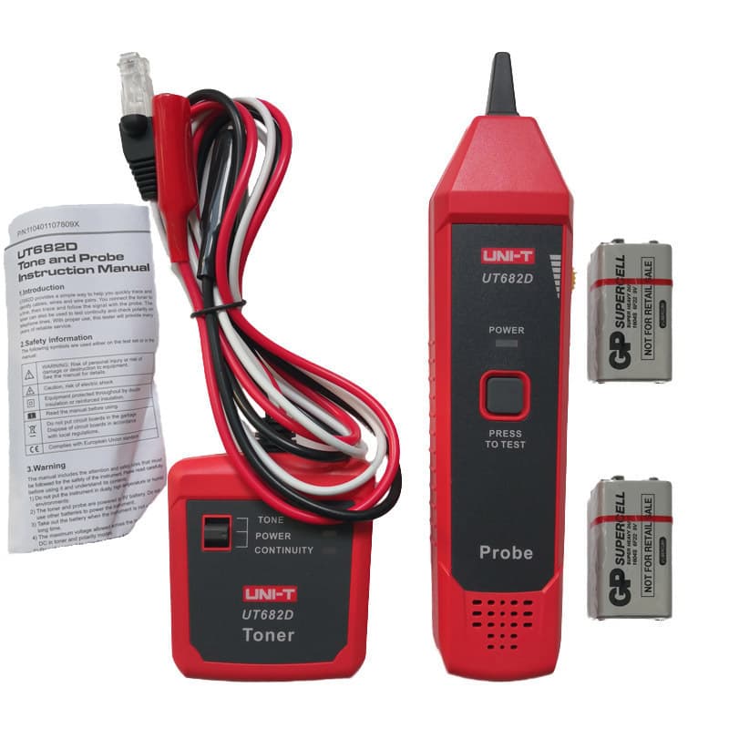 UNI-T UT682 UT682D Network Cable Tester Export Version Wire Tracker