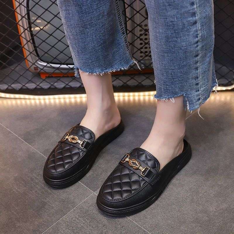 Baotou Half Slippers for Women's Outer Wear 2025 New Popular Sandals and Slippers for Women Korean Style Casual Non-Slip Rain Boots