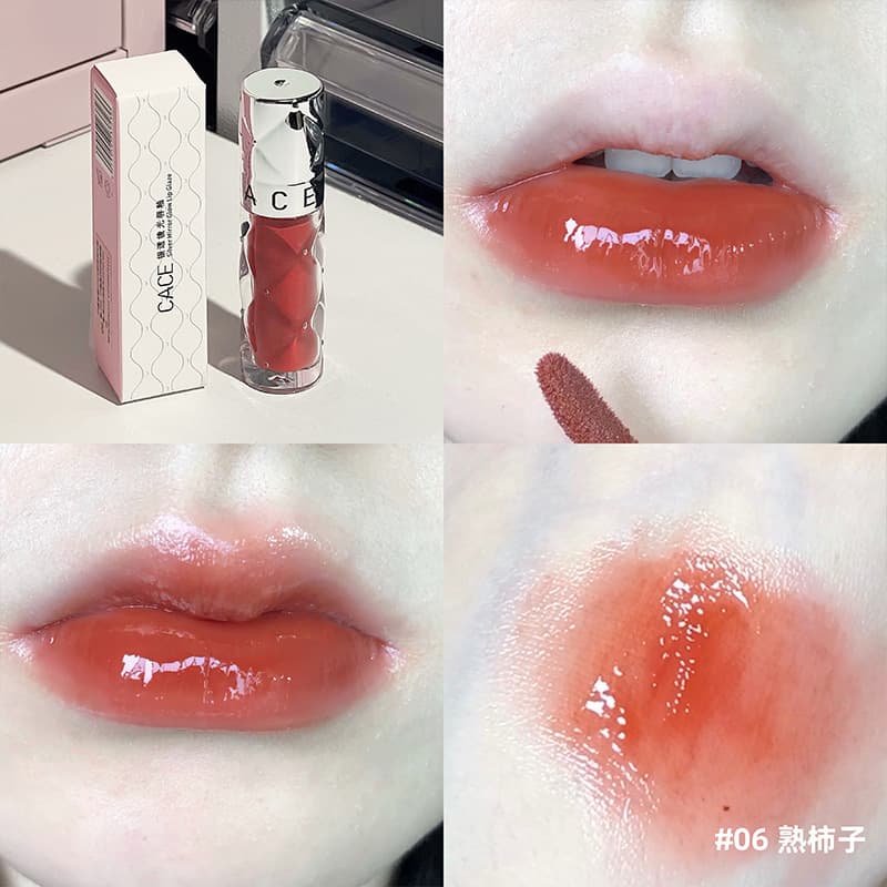 Silver Lens Glossy Lip Gloss Water Glass Lip Korean Style Lip Gloss Affordable Cooling Pure Desire Student