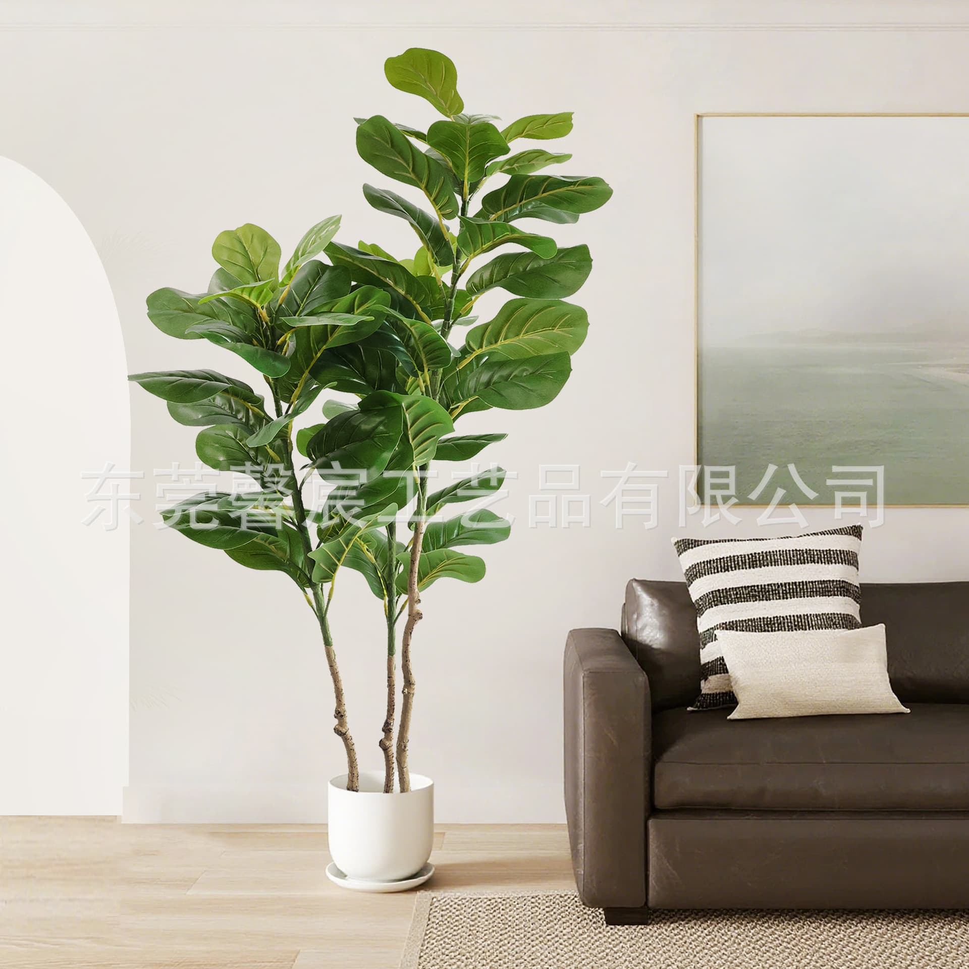 Artificial Fiddle Leaf Fig Tree for Home Floor Decoration