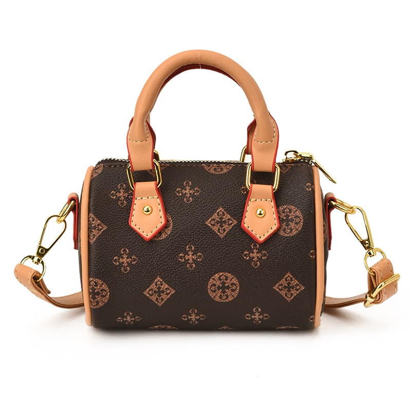 New Autumn/Winter Handheld Pillow Bag Versatile Printed Shoulder Crossbody Bag Kids Bag Fashion Mini Small Bag